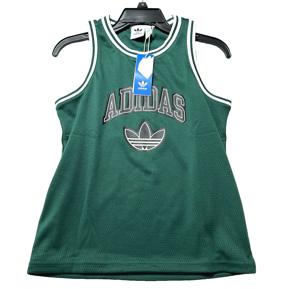 Adidas Boys Medium JW1981 Tank Top Originals Collegiate Green (JC)